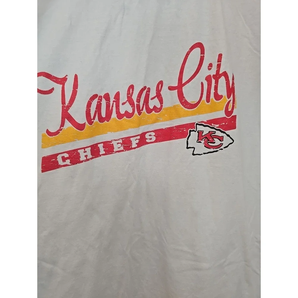 Women's 2X Kansas City Chiefs Sleepware Shirt‎ By Concepts Sports NFL